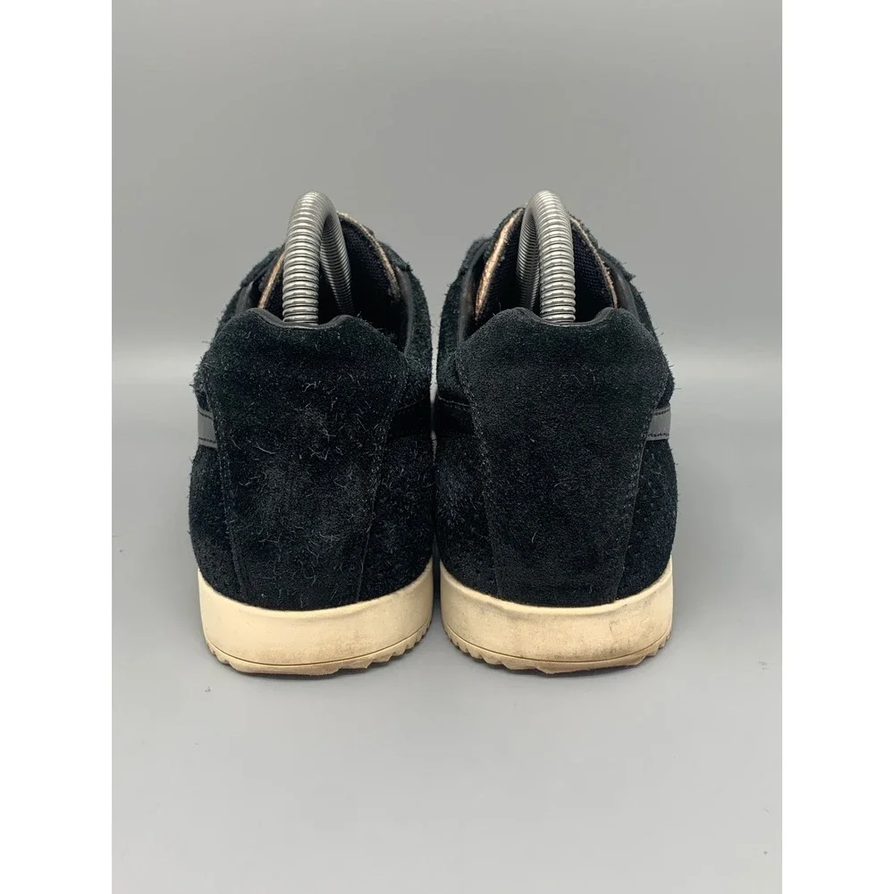 Gola Harrier Glimmer Suede Black Rose Gold Sneakers CLA190 Women's‎ Sz 8